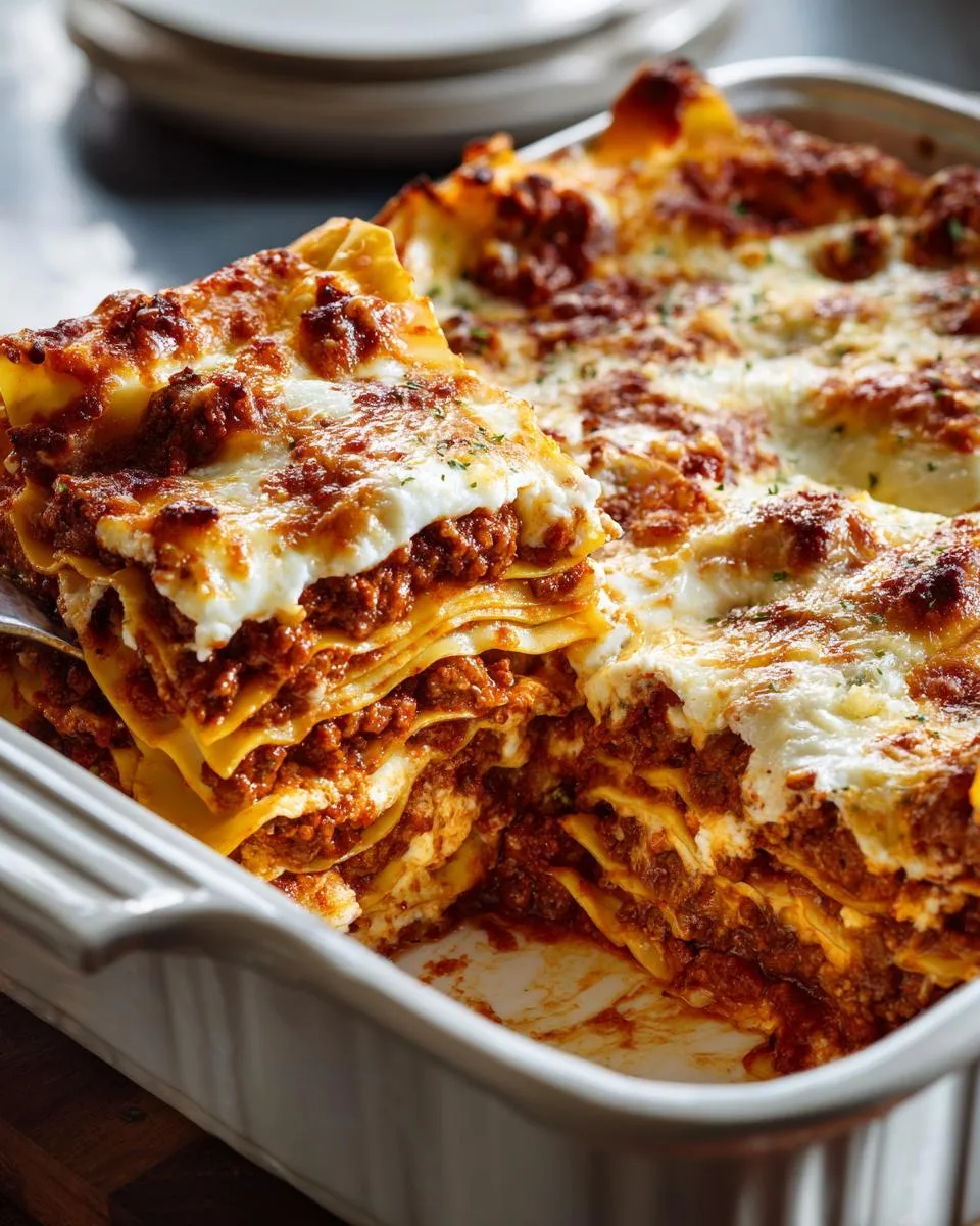 Easy Meat Lasagna - detail 3
