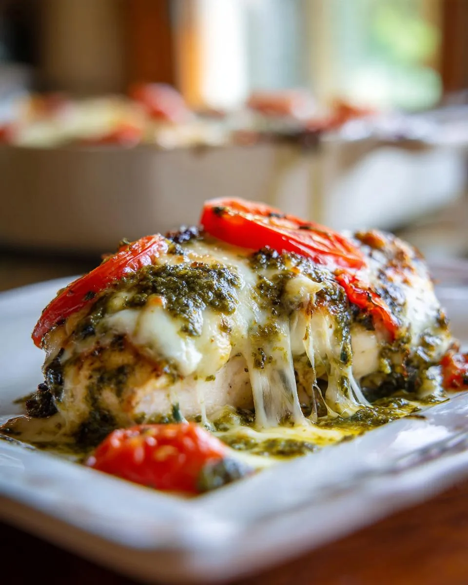 Baked Pesto Chicken - detail 1