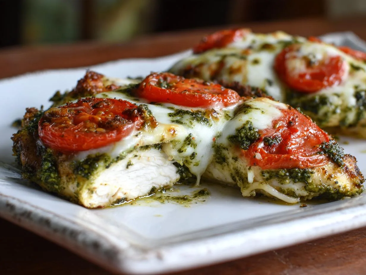 Baked Pesto Chicken - detail 2
