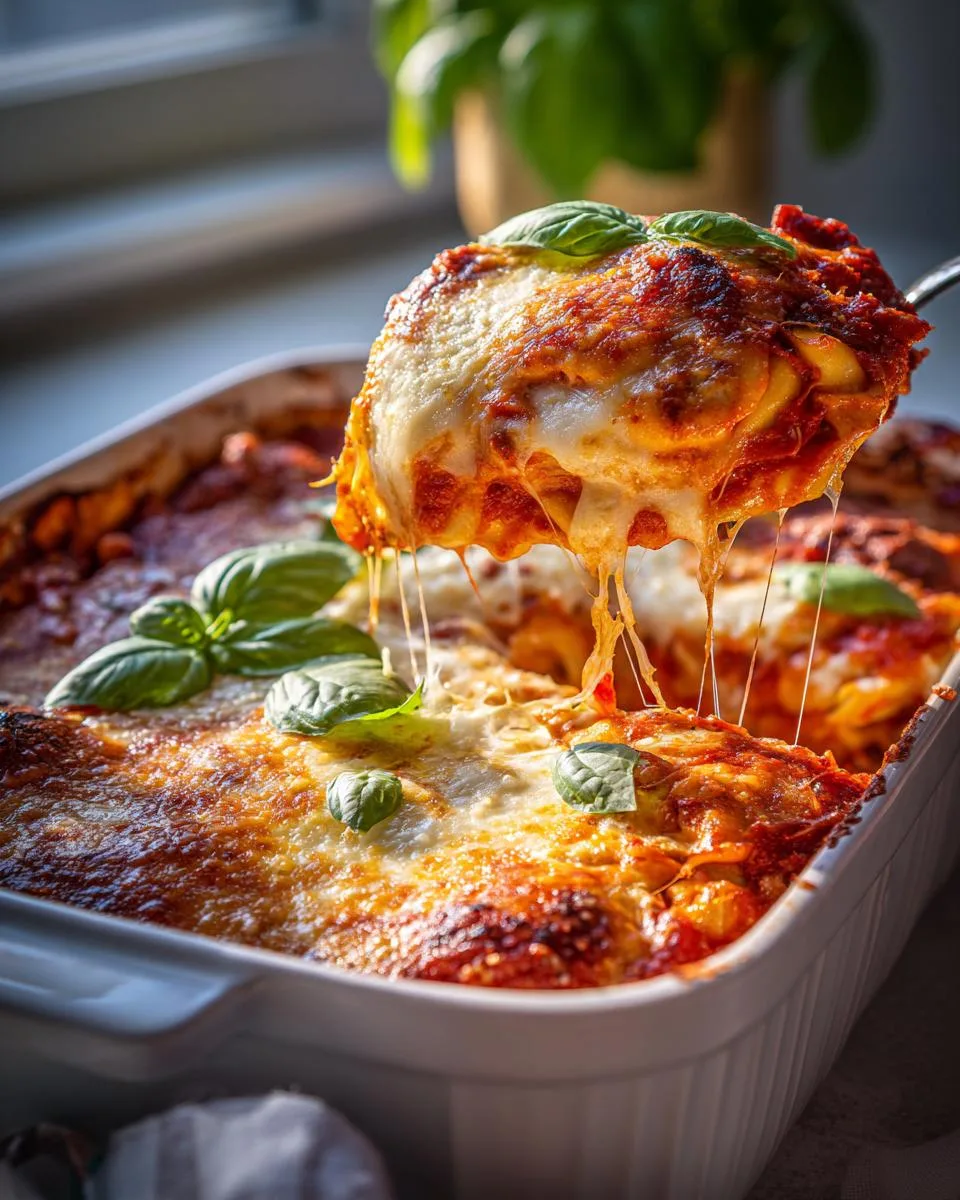 Cheesy Tortellini Bake - detail 2
