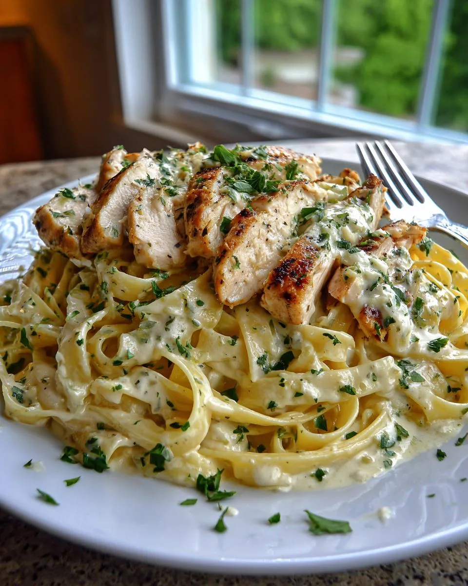 Chicken Fettuccine Alfredo - detail 1