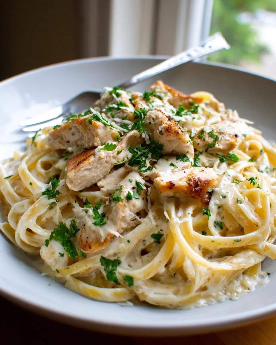 Chicken Fettuccine Alfredo - detail 2