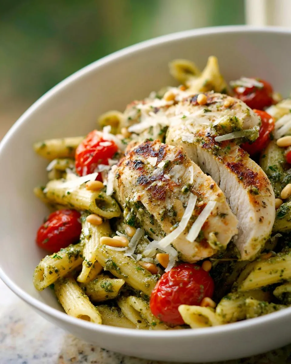 Chicken Pesto Pasta - detail 1