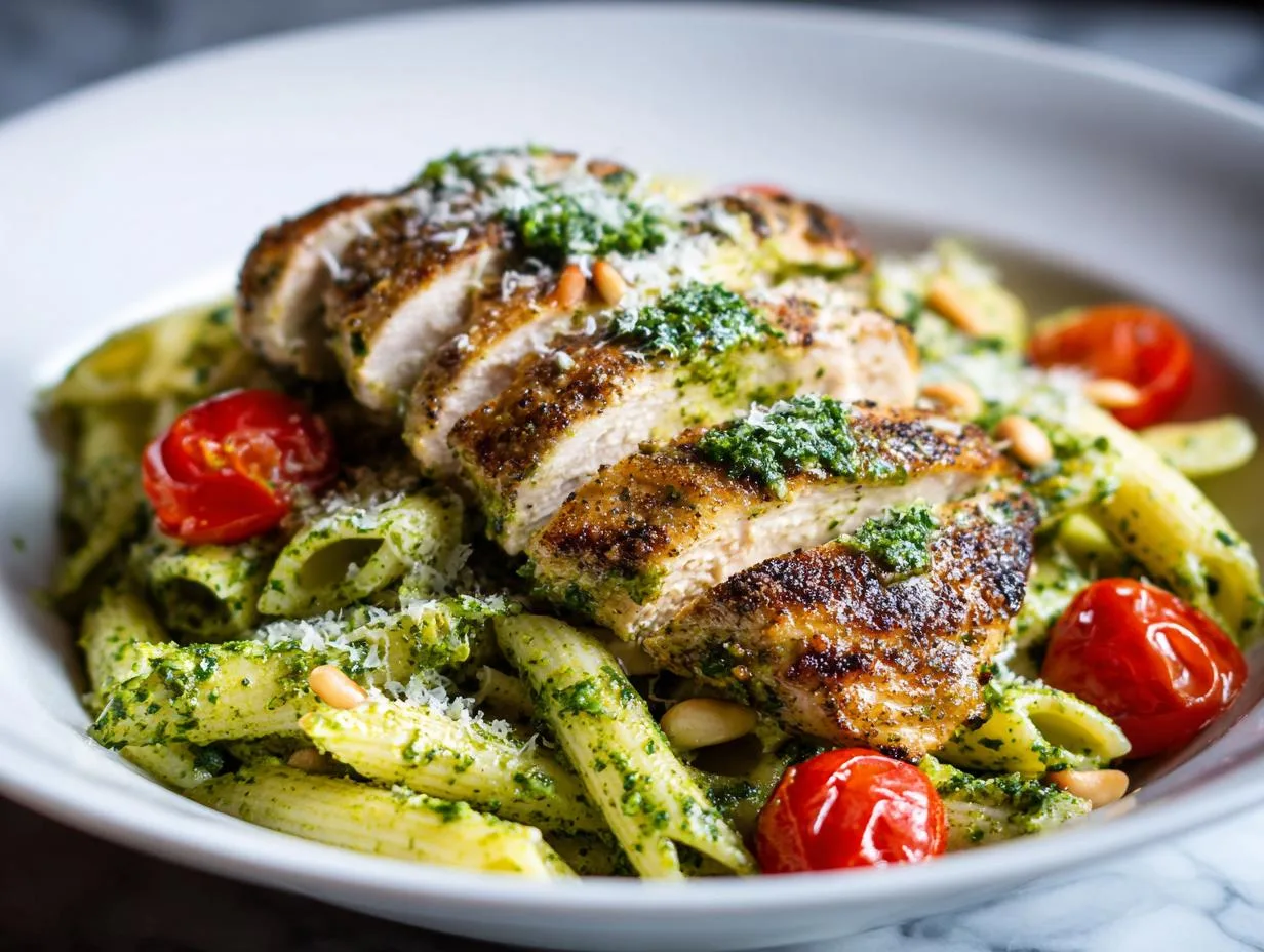 Chicken Pesto Pasta - detail 2