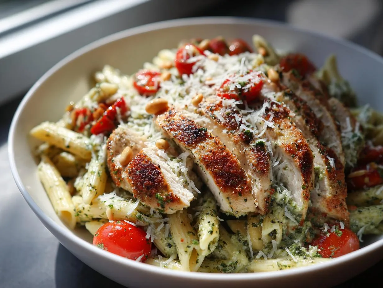 Chicken Pesto Pasta - detail 3