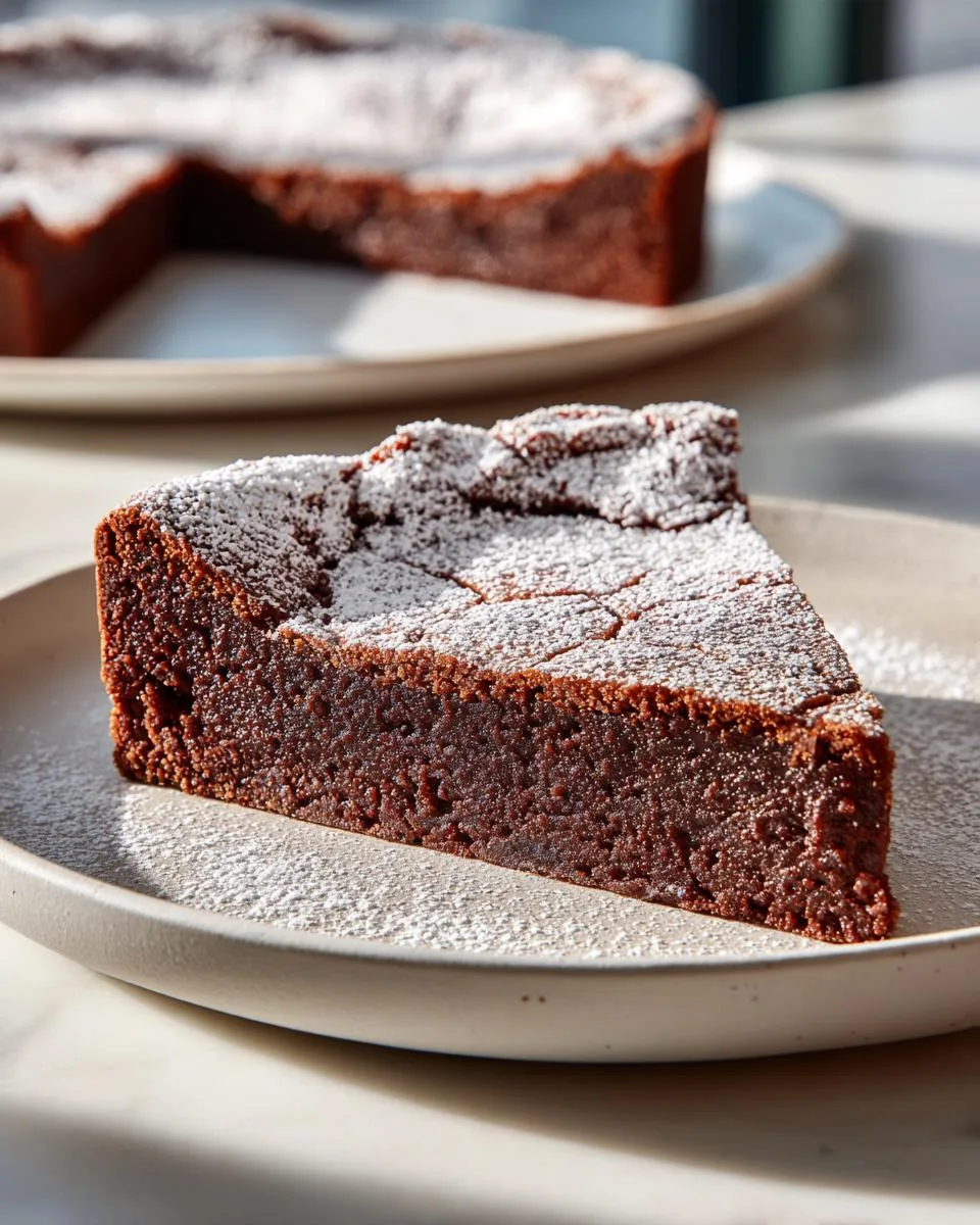 Chocolate Torta Caprese - detail 1