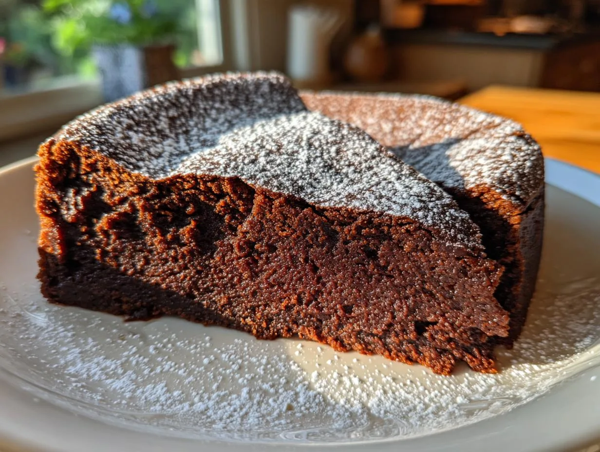 Chocolate Torta Caprese - detail 2