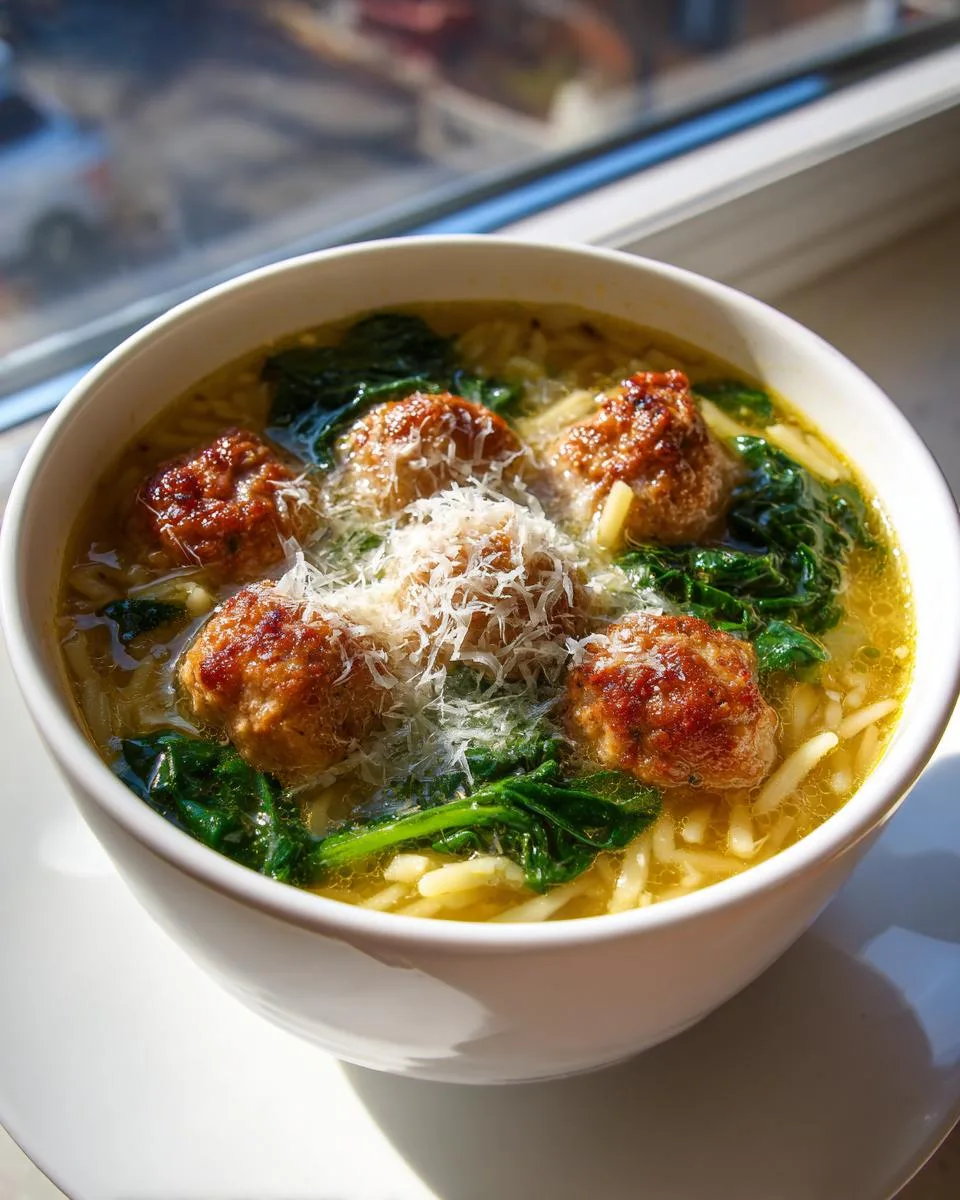 Classic Italian Wedding Soup - detail 1