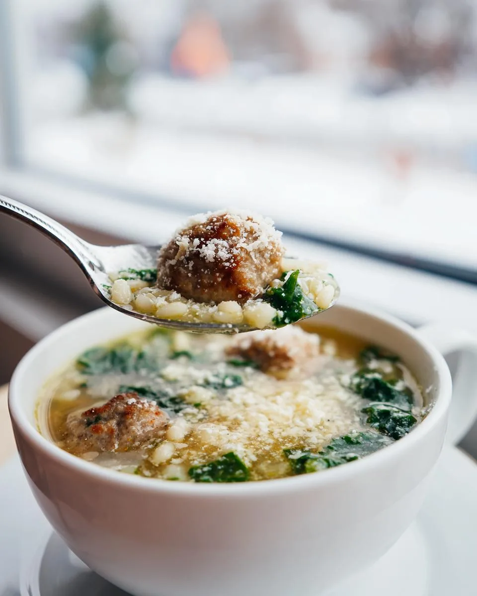 Classic Italian Wedding Soup - detail 3