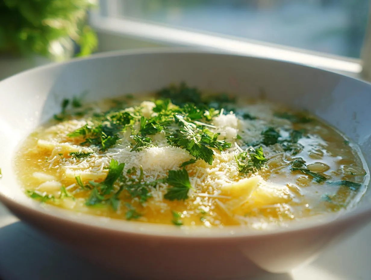 Classic Pastina Soup - detail 2