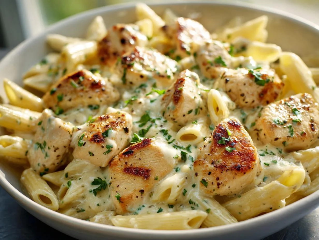Creamy Garlic Chicken Pasta - detail 1
