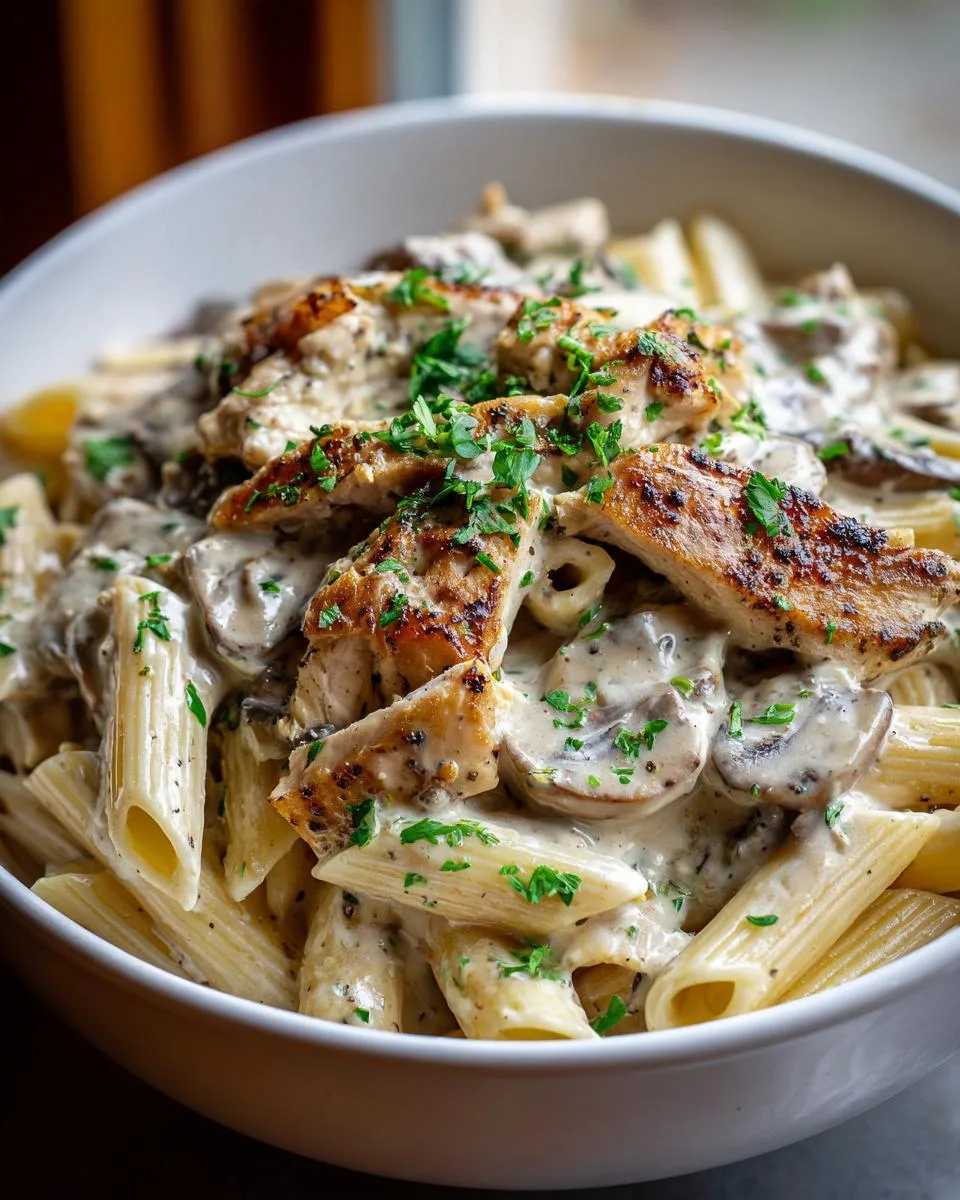 Creamy Garlic Chicken Pasta - detail 2