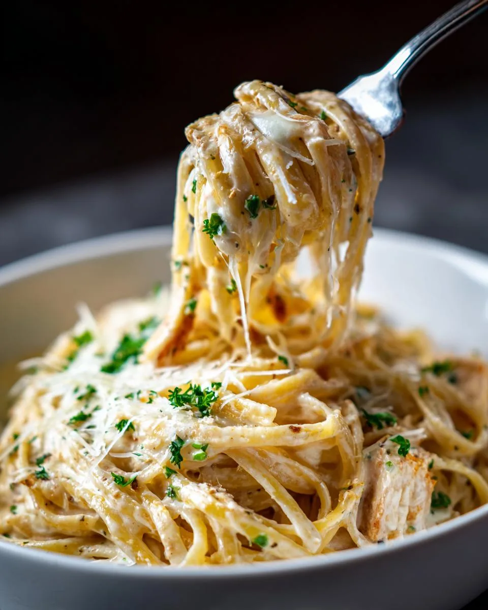 Creamy Garlic Parmesan Pasta - detail 3