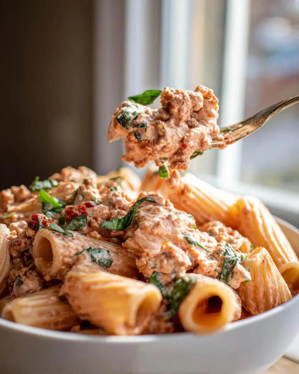 Creamy Italian Sausage Rigatoni - detail 2