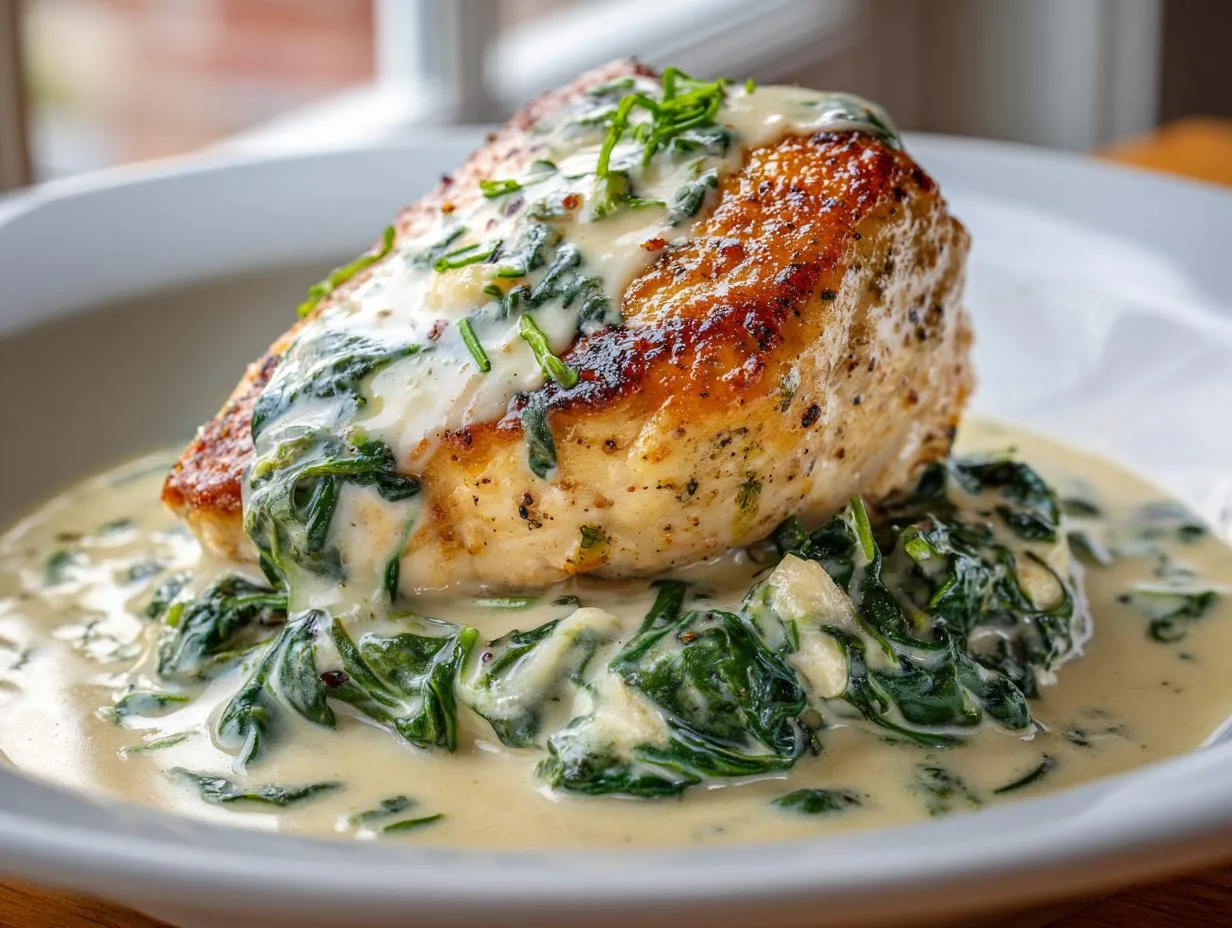 Creamy Spinach Parmesan Chicken - detail 1