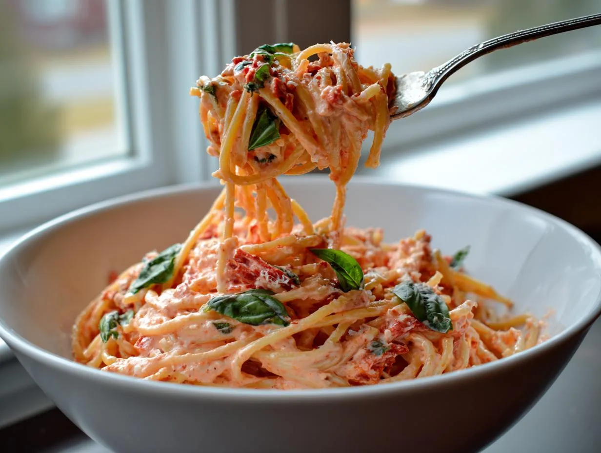 Creamy Sun-Dried Tomato Pasta - detail 2