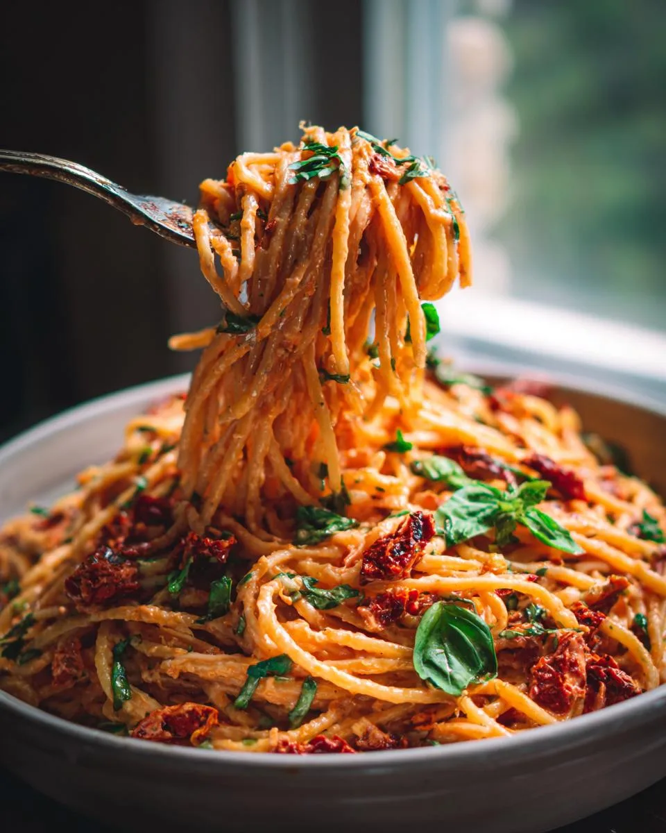 Creamy Sun-Dried Tomato Pasta - detail 3