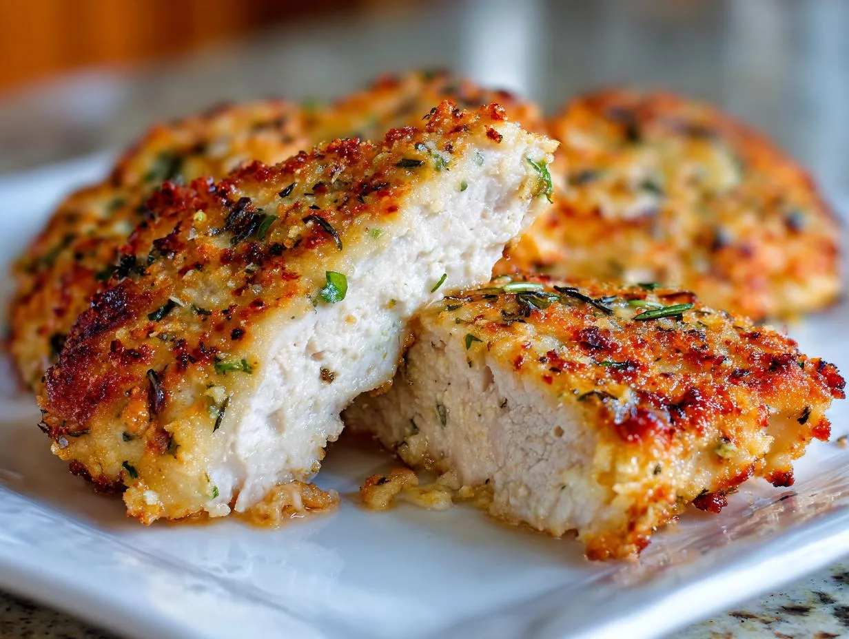 Crispy Parmesan Crusted Chicken - detail 2