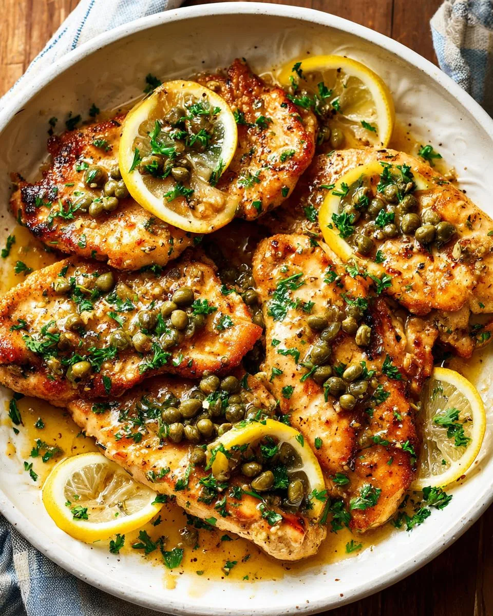 Easy Chicken Piccata - detail 1