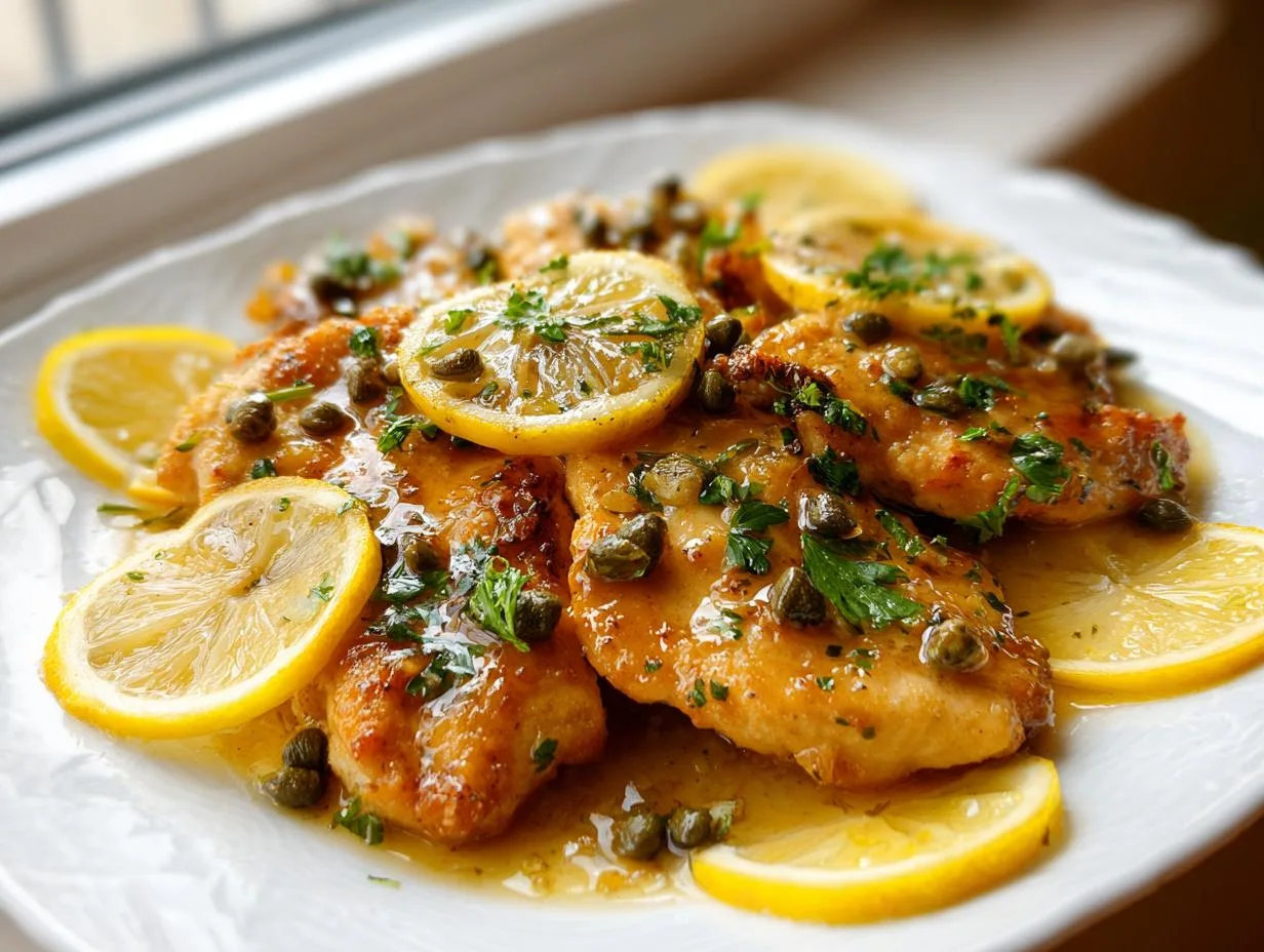 Easy Chicken Piccata - detail 2