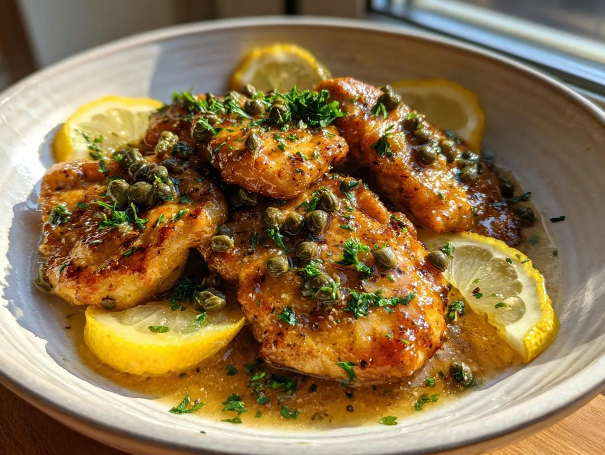 Easy Chicken Piccata - detail 3