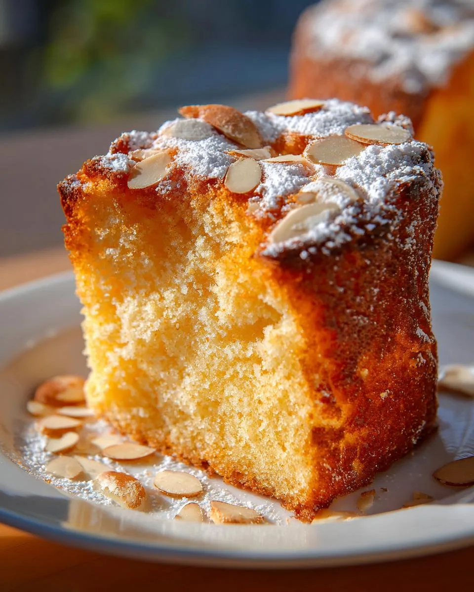 Italian Almond Cake - detail 1