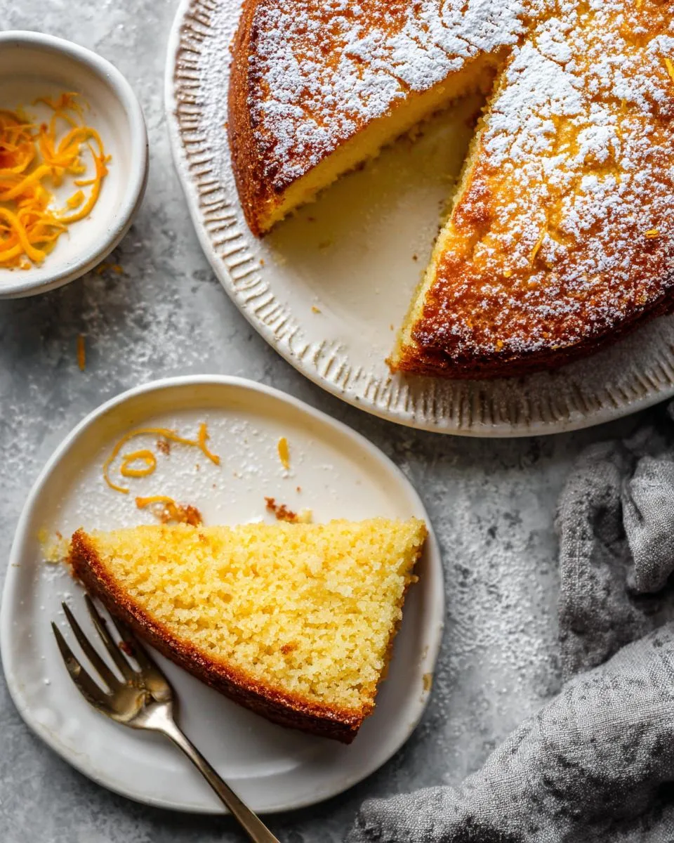 Italian Lemon Ricotta Cake - detail 2