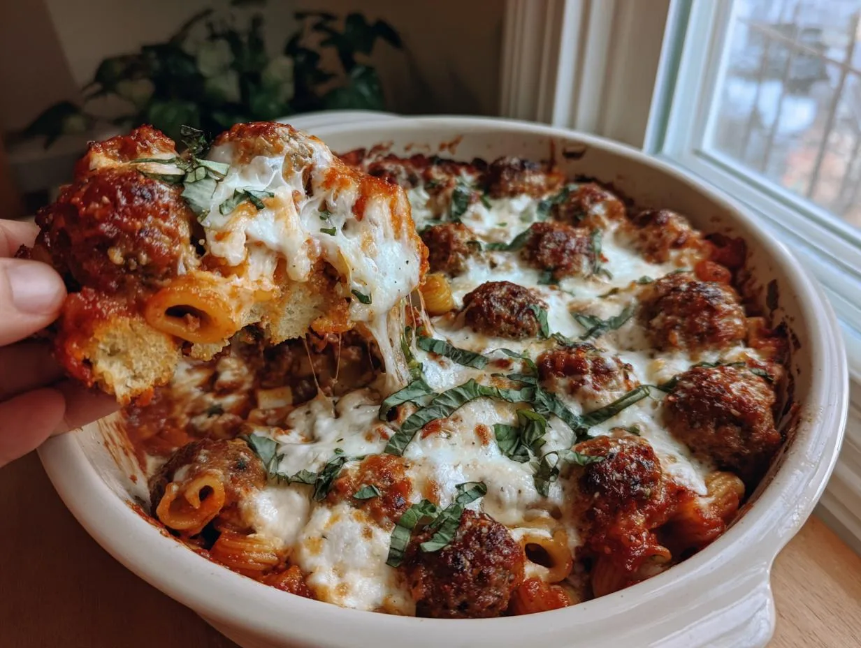 Italian Meatball Pasta Bake - detail 1