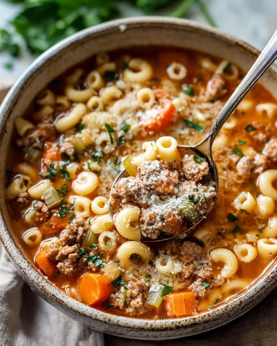 Italian Sausage Ditalini Soup - detail 1