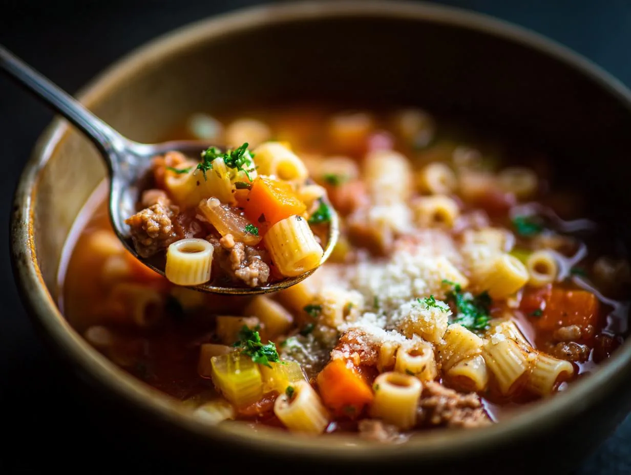 Italian Sausage Ditalini Soup - detail 3