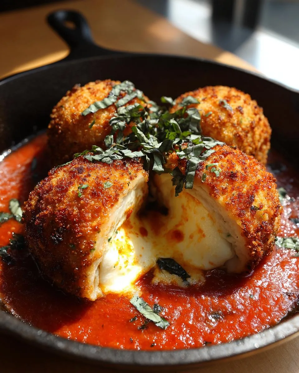 Mozzarella Stuffed Chicken Marinara - detail 3