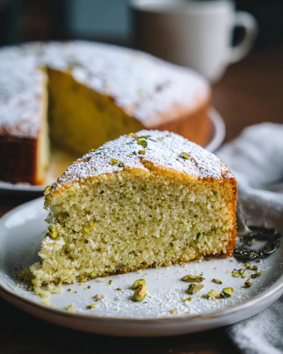 Pistachio Ricotta Cake - detail 2