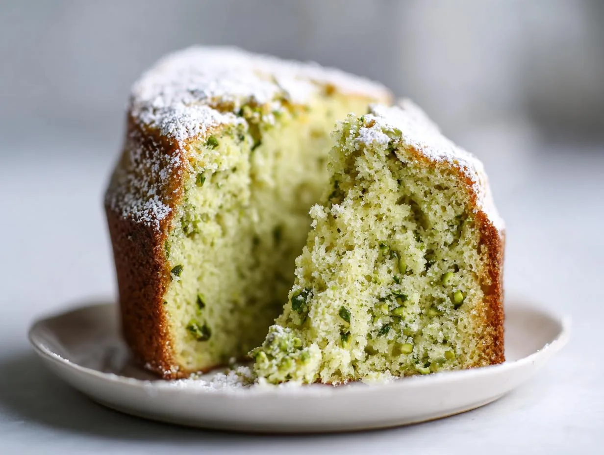 Pistachio Ricotta Cake - detail 3