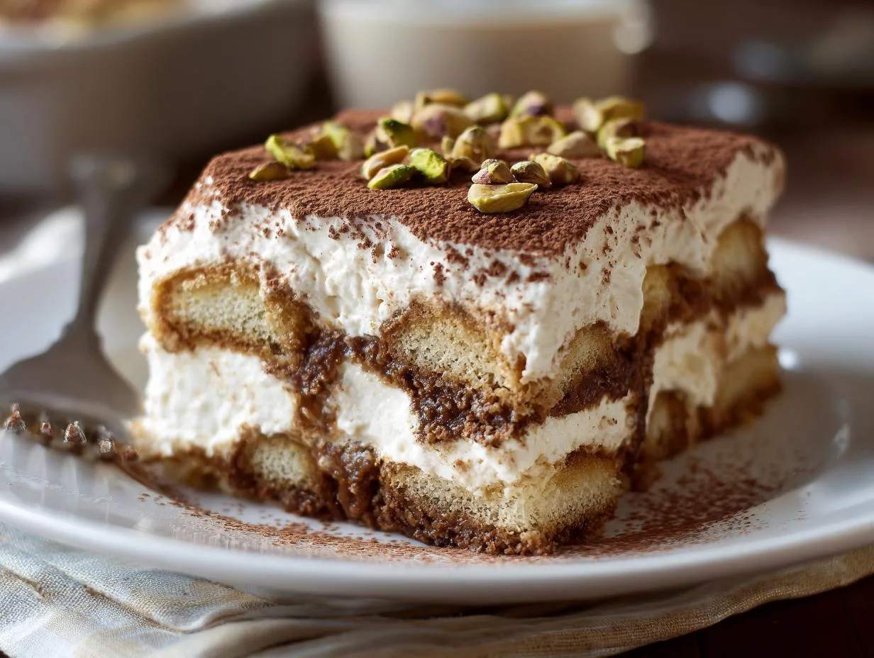 Pistachio Tiramisu - detail 3