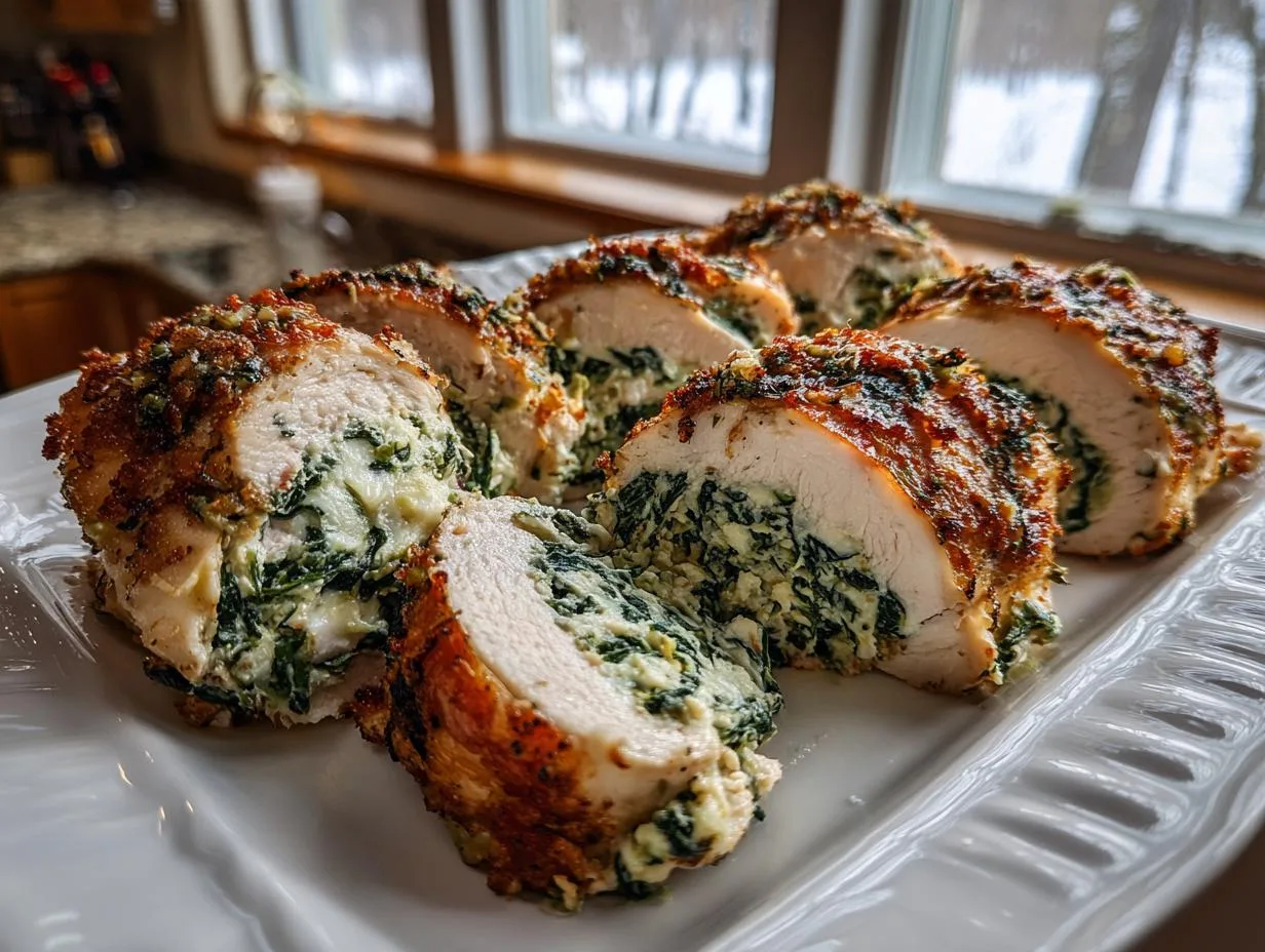 Spinach Ricotta Stuffed Chicken - detail 2