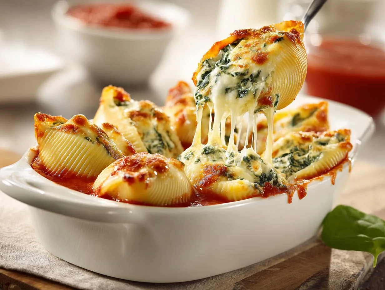 Spinach Ricotta Stuffed Shells - detail 1