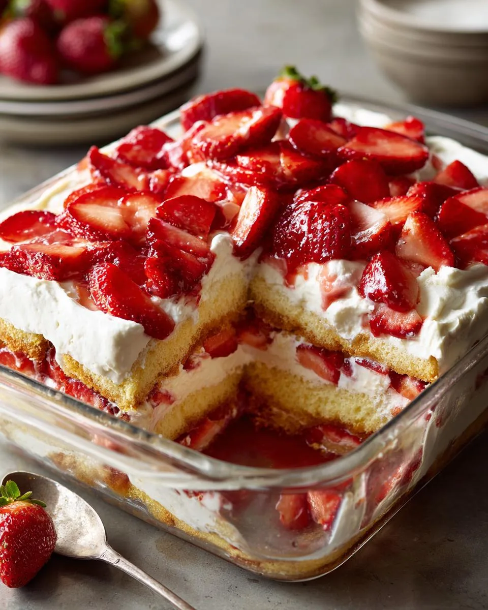 Strawberry Tiramisu - detail 1