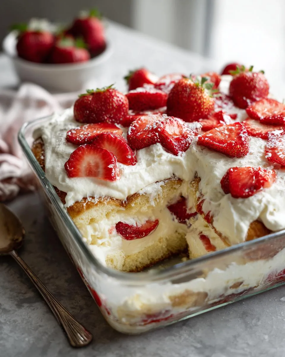 Strawberry Tiramisu - detail 2