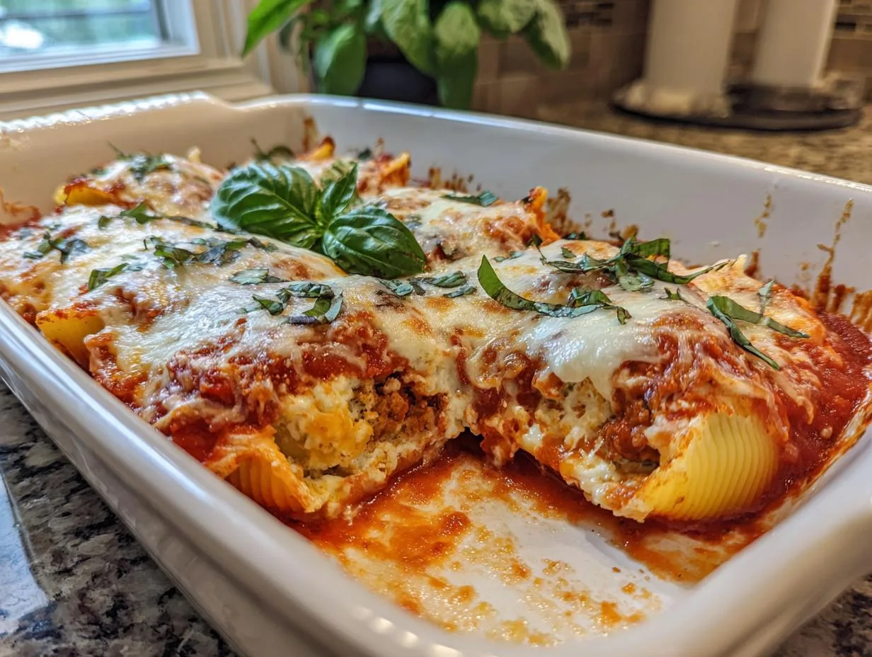 Three-Cheese Stuffed Shells - detail 2