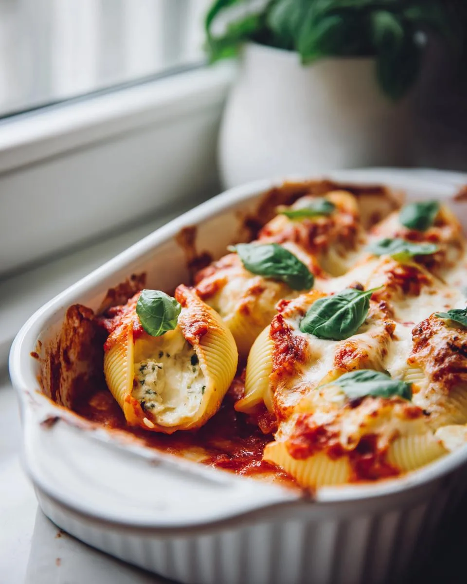 Three-Cheese Stuffed Shells - detail 3