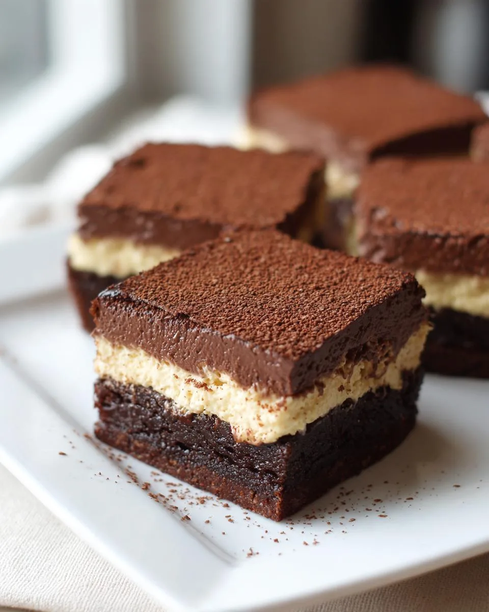 Tiramisu Brownies - detail 2