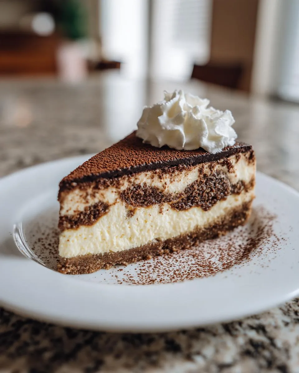 Tiramisu Cheesecake - detail 1