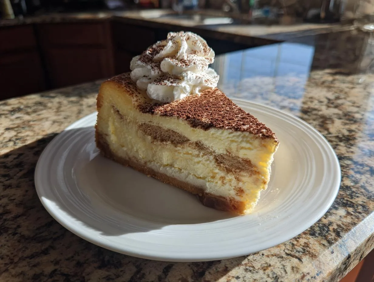Tiramisu Cheesecake - detail 2