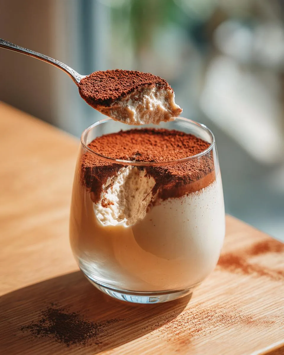 Tiramisu Panna Cotta - detail 1