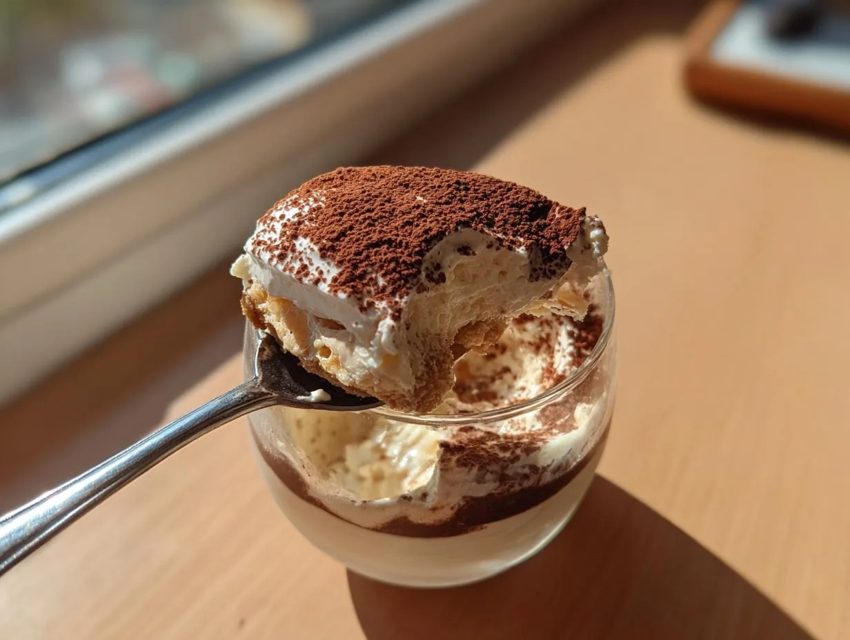Tiramisu Panna Cotta - detail 2