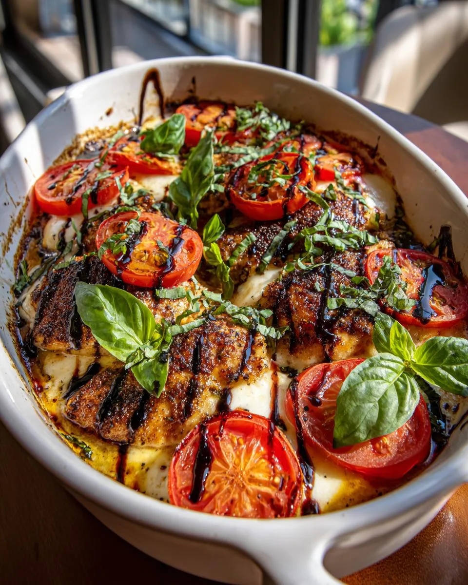 Tomato Basil Mozzarella Chicken - detail 2