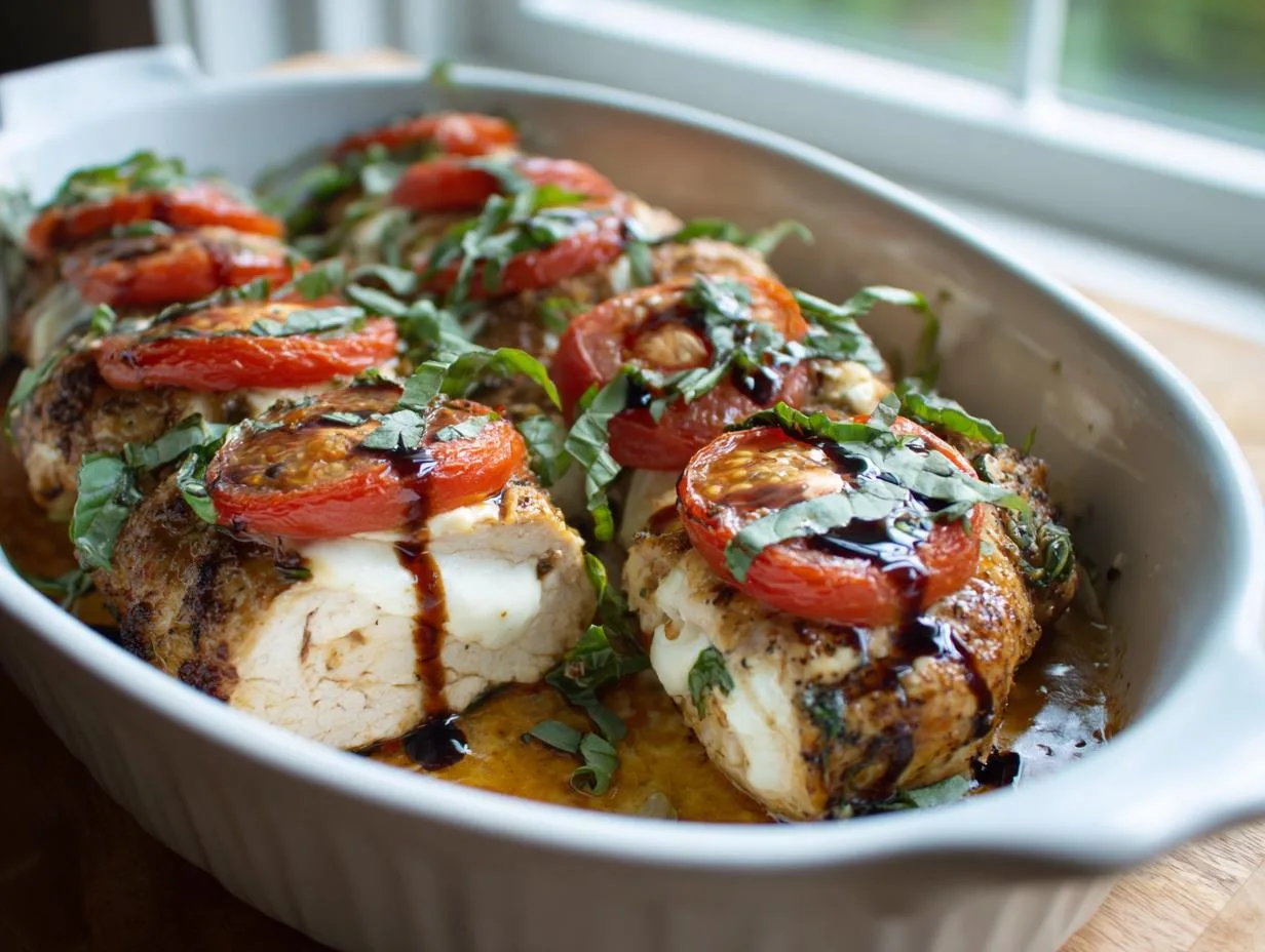 Tomato Basil Mozzarella Chicken - detail 3