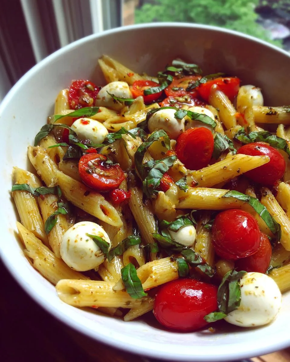 Tomato Basil Mozzarella Pasta - detail 3