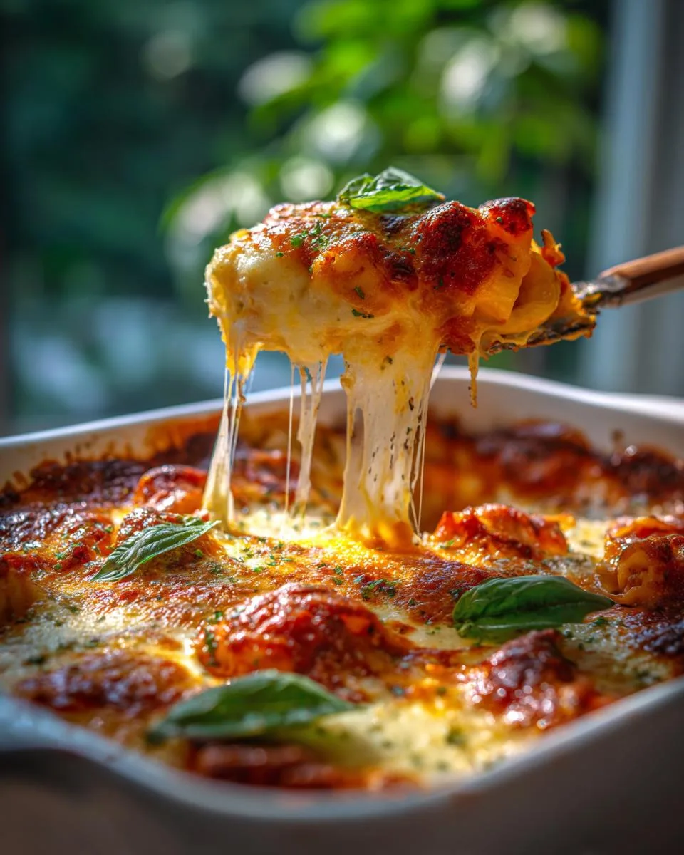 Cheesy Tortellini Bake: One-Dish Magic