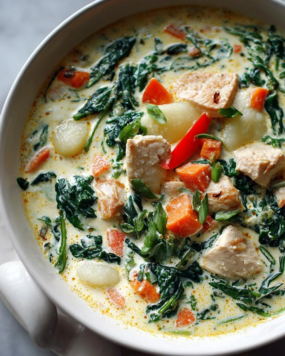 Creamy Chicken Gnocchi Soup - detail 1